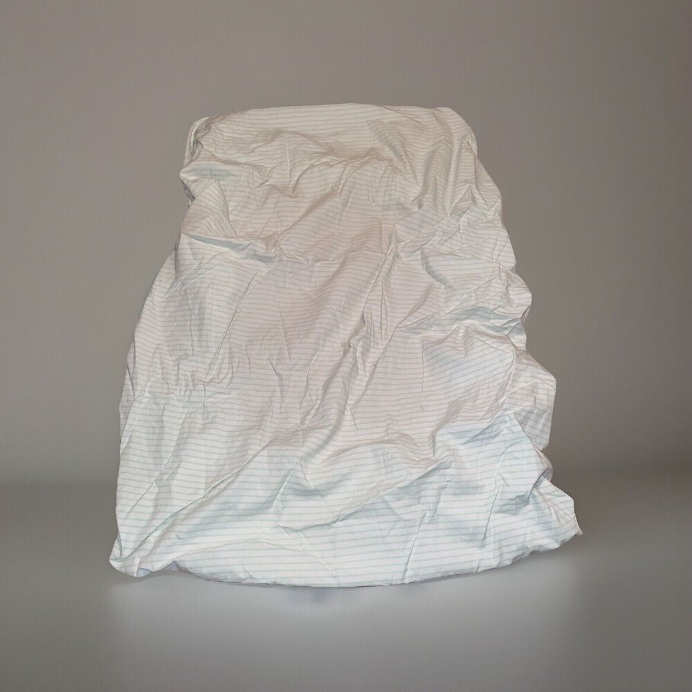 Child of Mine by Carter's Baby Fitted Crib Sheet Light Teal Mint Green Striped